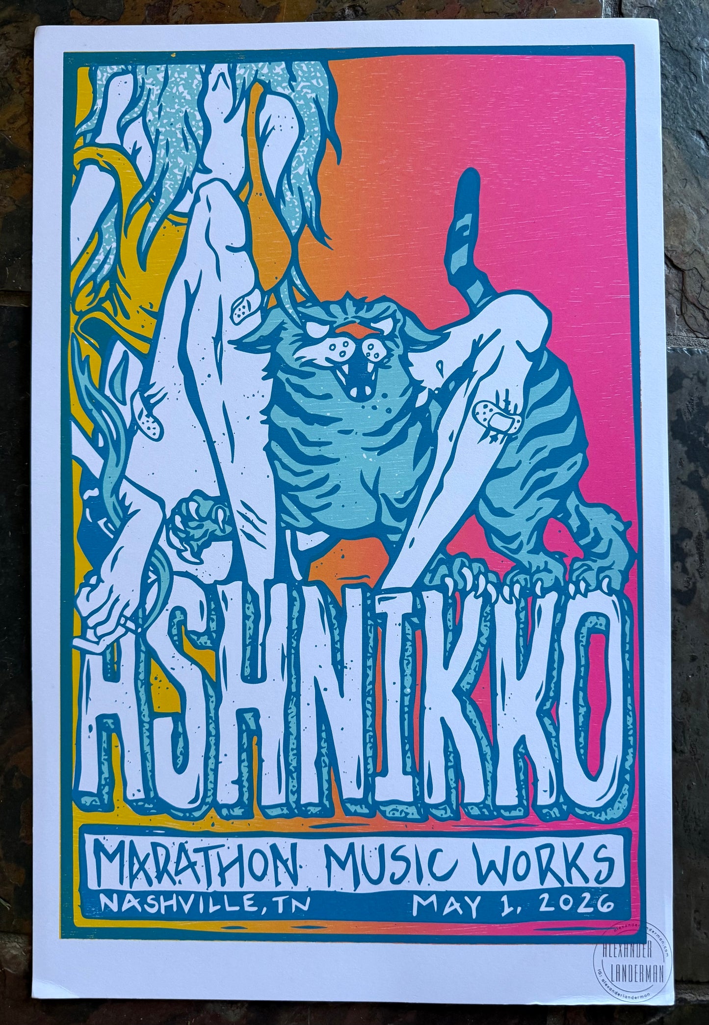 Ashnikko at Marathon Music Works Poster 5/1/2026