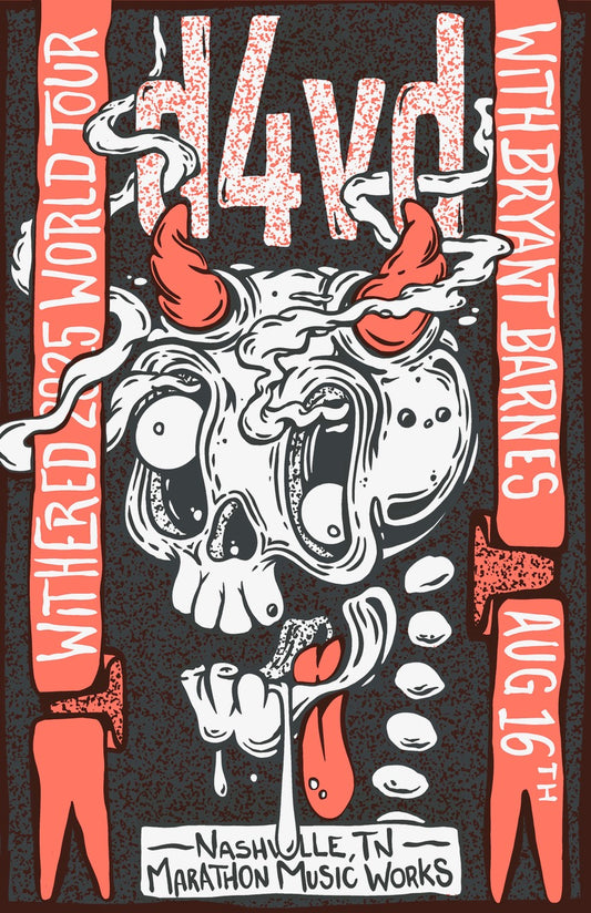 d4vd at Marathon Music Works Poster 08/16/2025