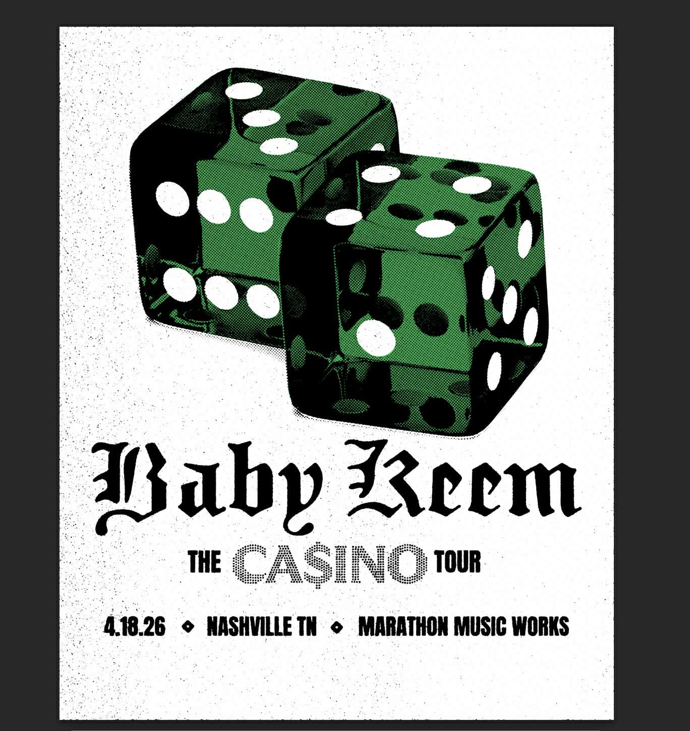 Baby Keem at Marathon Music Works Poster 04/18/2026