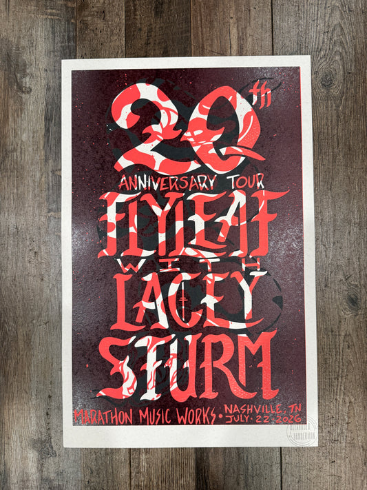 Flyleaf at Marathon Music Works Poster 07/22/2026