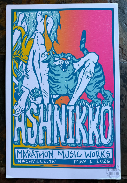Ashnikko at Marathon Music Works Poster 5/1/2026