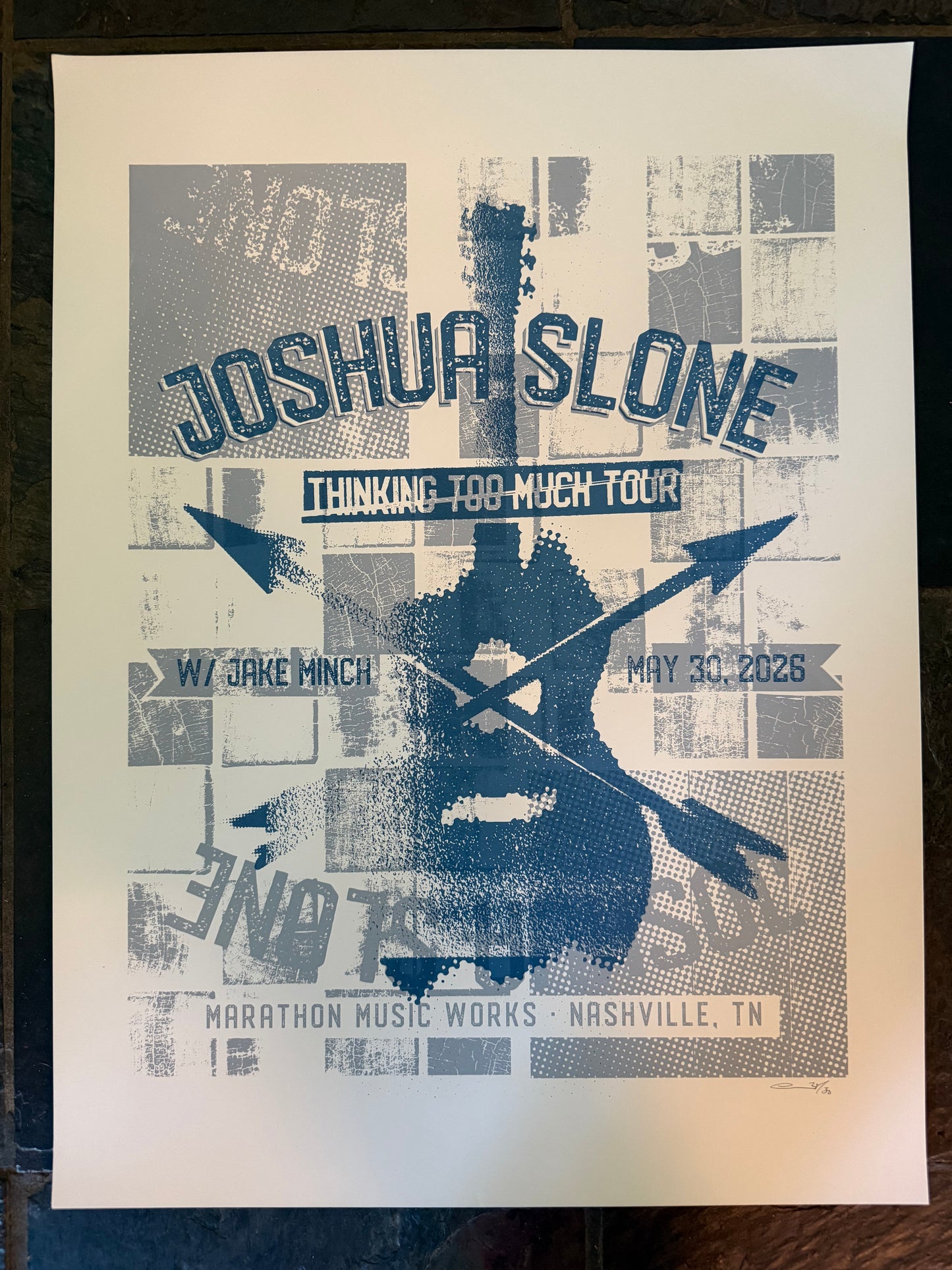 Joshua Slone at Marathon Music Works Poster 5/30/2026