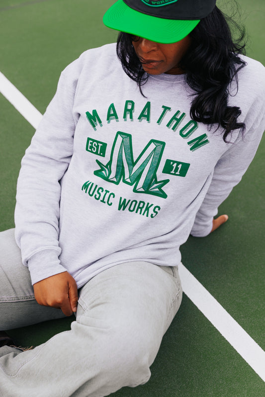 Marathon Logo Crewneck Sweatshirt