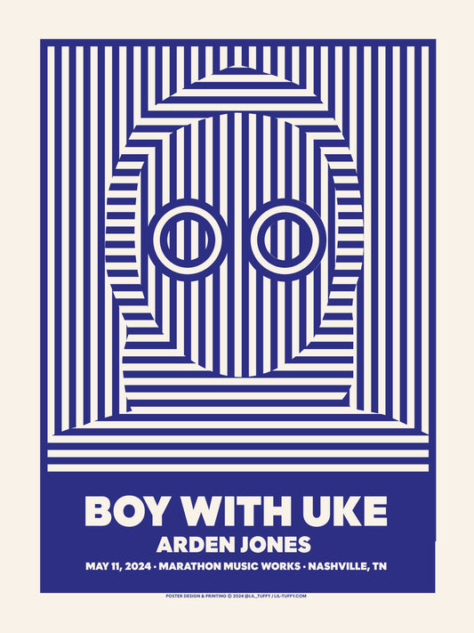 BoyWithUke at Marathon Music Works Poster 5/11/2024