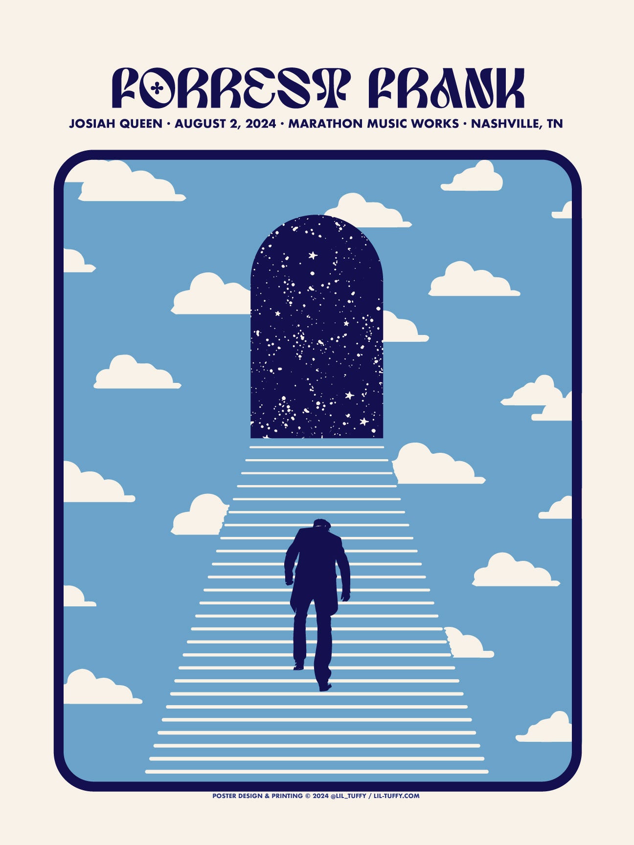 Forrest Frank at Marathon Music Works Poster 8/2/2024